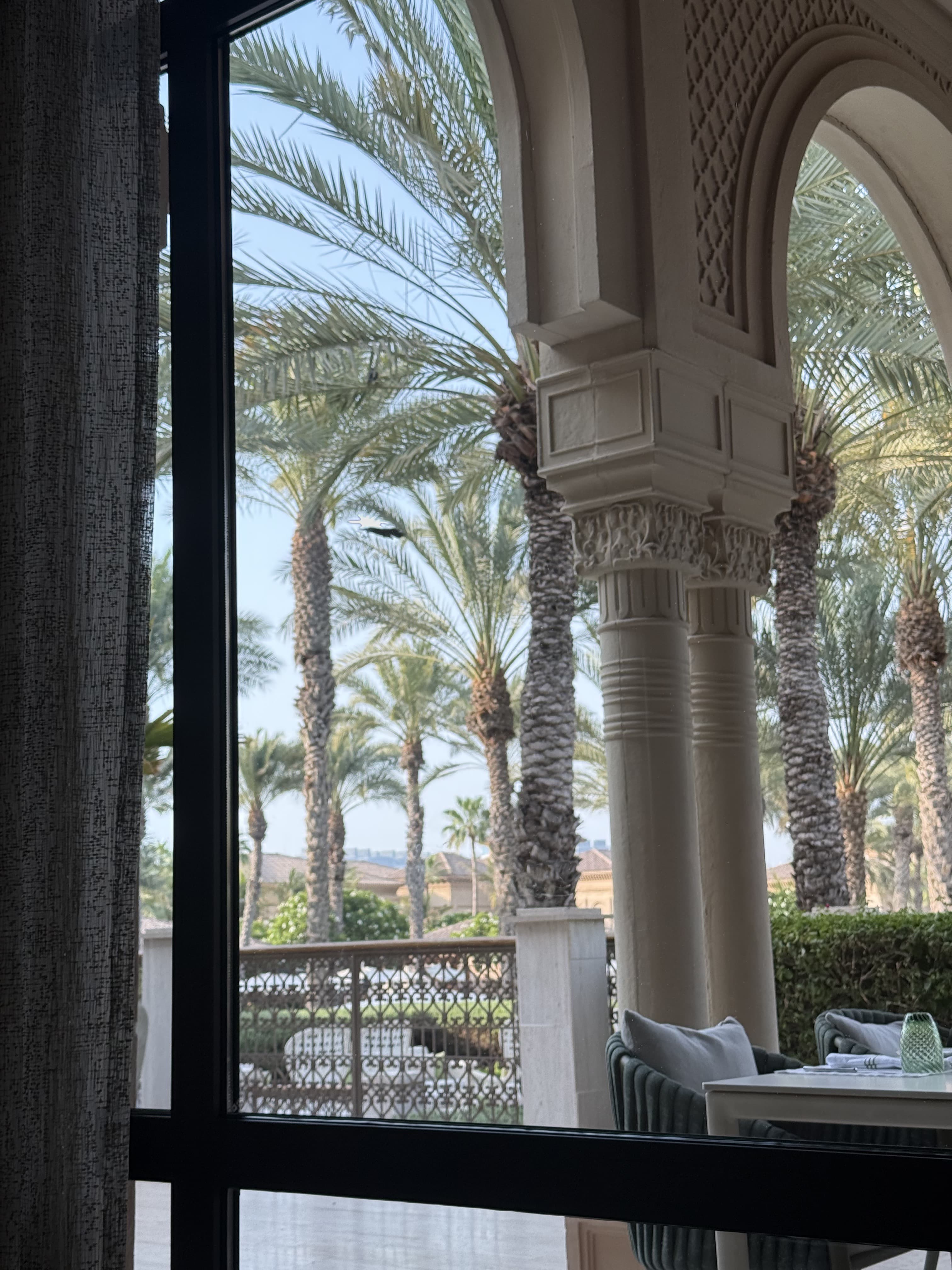 Luxury hotel entrance, Dubai
